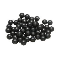 Half Drilled South Sea Shell Beads, Shell Pearl, Round, DIY & half-drilled, black 