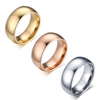 Tungsten Steel Finger Ring, fashion jewelry & for man 8mm 