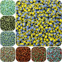 Opaque Glass Seed Beads, Round, DIY 