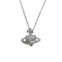 Rhinestone Zinc Alloy Necklace, plated, for woman & with rhinestone Approx 17.71 Inch 