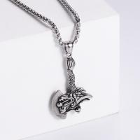 Stainless Steel Jewelry Necklace, 304 Stainless Steel, Vacuum Ion Plating, DIY & for man cm 