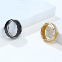 Titanium Steel Finger Ring, Tungsten Steel, Vacuum Ion Plating, fashion jewelry & for man 