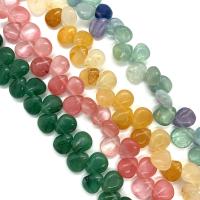 Gemischte Edelstein Perlen, Naturstein, Tropfen, DIY & verschiedenen Materialien für die Wahl, keine, 10x12mm, Länge:ca. 14.96 ZollInch, verkauft von Strang