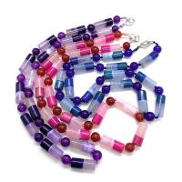 Ожерелье из агата, Агат, Мужская, Много цветов для выбора длина:Приблизительно 14.96 дюймовый, продается PC