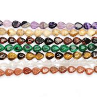 Mixed Gemstone Beads, Natural Stone, Teardrop, DIY Approx 