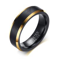 Tungsten Alloy Finger Ring, fashion jewelry & for man, original color 