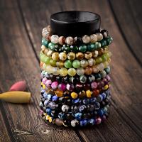 Gemstone Bracelets, Unisex, mixed colors cm 