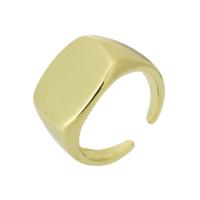 Brass Cuff Finger Ring, gold color plated, fashion jewelry & for woman, golden, 14mm, US Ring 