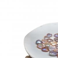 天然淡水真珠ルース ビーズ, 天然有核フレッシュウォーターパール, ハート形, DIY, 13-14mm, 売り手 パソコン