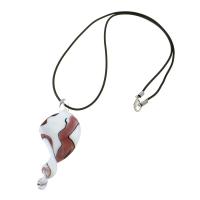 Murano Schmuck Halskette, Lampwork, mit Wachsschnur, Modeschmuck & für Frau, Zufällige Farbe, 30x70x19mm, Länge:18.5 ZollInch, verkauft von PC