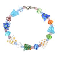 Pulseras de cristal de Murano, con Ojo de gato, Joyería & para mujer, multicolor, longitud:7.5 Inch, Vendido por Sarta