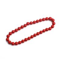 Shell Pearl Beads, Round, polished, DIY coral red cm 