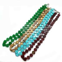 Gemstone Necklaces, Natural Stone, Heart & Unisex 10mm Approx 14.96 Inch 