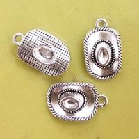 Zinc Alloy Jewelry Pendants, Hat, silver color plated, fashion jewelry, silver color 
