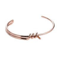 Stainless Steel Cuff Bangle, 316 Stainless Steel, Donut, Vacuum Ion Plating, Adjustable & fashion jewelry & for woman 57mm 