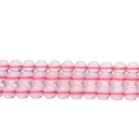 Natürliche Rosenquarz Perlen, rund, DIY & verschiedene Größen vorhanden, Rosa, Länge:ca. 15 ZollInch, verkauft von Strang