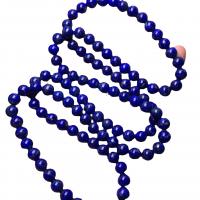 Lapis Lazuli Wrap Bracelet, Round, for woman, 7.5mm cm 
