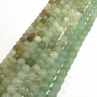 Strawberry Quartz Perle, rund, poliert, DIY & verschiedene Größen vorhanden, grün, Länge:ca. 15 ZollInch, verkauft von Strang