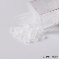 Matte Glass Seed Beads, Glass Beads, Ellipse, DIY & double-hole & frosted 