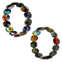 Pulseras de cristal de Murano, Joyería & para mujer, más colores para la opción, 13x18mm, longitud:7 Inch, Vendido por Sarta
