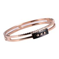 Stainless Steel Bangle, 316 Stainless Steel, Round, Vacuum Ion Plating, fashion jewelry & for woman 