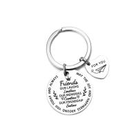 Stainless Steel Key Clasp, 304 Stainless Steel, polished, Unisex 