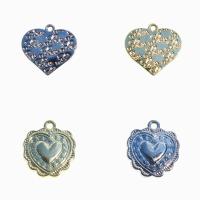 Zinc Alloy Jewelry Pendants, Heart, plated, Unisex 