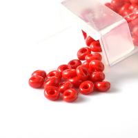 Opaque Glass Seed Beads, Glass Beads, Teardrop, DIY 4mm 