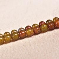 Natural Dragon Veins Agate Beads, Round, DIY tan .96 Inch 