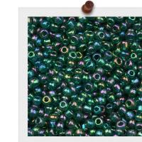 Perles en verres rocailles plaqués, Des billes de verre, Rond, Placage, DIY, plus de couleurs à choisir, 4mm Vendu par lot