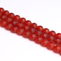 Natural Red Agate Beads, Round, polished, DIY  red Approx 15.35 Inch 