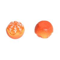 résine Accessoires cheveux DIY de, orange, autocollant époxyde, plus de couleurs à choisir Vendu par PC