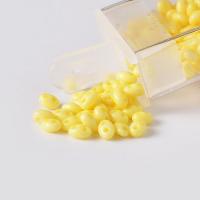 Opaque Glass Seed Beads, Glass Beads, Ellipse, DIY & double-hole 