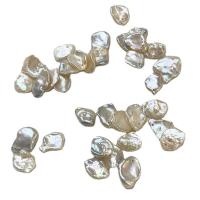 Natural Freshwater Pearl Loose Beads, Keshi, DIY, white, 8-9mm 