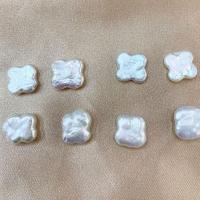 No Hole Cultured Freshwater Pearl Beads, Keshi, DIY, white, 10-11mm 