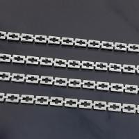 Stainless Steel Chain Jewelry, 304 Stainless Steel, Vacuum Ion Plating, fashion jewelry & DIY & Unisex & hollow, original color 