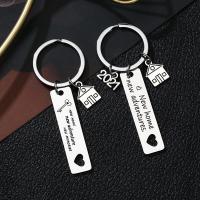 Stainless Steel Key Clasp, 304 Stainless Steel, Unisex 