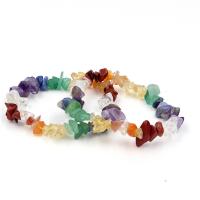 Gemstone Chip Bracelets, Natural Stone, irregular, fashion jewelry & for woman 3-8mm Approx 7.48 Inch [