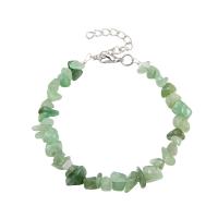 Gemstone Chip Bracelets, Natural Stone, with 1.97Inch extender chain, irregular, fashion jewelry & for woman 3-8mm Approx 7.48 Inch 