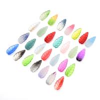 Plant Lampwork Beads, Leaf, stoving varnish, fashion jewelry & gradient color & DIY 