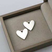Stainless Steel Heart Pendants, 304 Stainless Steel, machine polished, fashion jewelry & DIY & Unisex, original color 