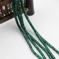 Natural Malachite Beads, Flat Round, polished, fashion jewelry & DIY Approx 15.35 Inch 