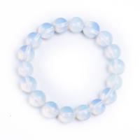 Sea Opal Bracelets, Round, Unisex & radiation protection, white Approx 7.48 Inch 