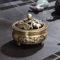 Brass Incense Burner, plated, for home and office & durable 
