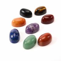 Кабошоны из драгоценных камней, Природный камень, Овальная форма, полированный, различные материалы для выбора, Много цветов для выбора продается PC