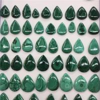 Malachite Pendants, Teardrop, polished, green, 5-35mm 