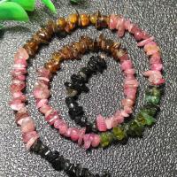 Natürlicher Turmalin Perlen, DIY, gemischte Farben, 2-10mm, Länge:ca. 38 cm, verkauft von Strang