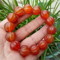 Red Agate Bracelets, Carved, for woman, red, 3-10mm Approx 19 cm 