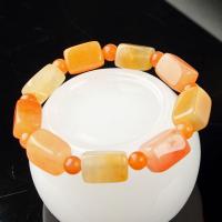 Lighter Imperial Jade Bracelet, Carved, for woman, yellow Approx 19 cm 
