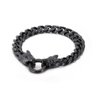 316L Stainless Steel Bracelet, Vacuum Ion Plating, fashion jewelry & for man 11mm Approx 8.66 Inch 
